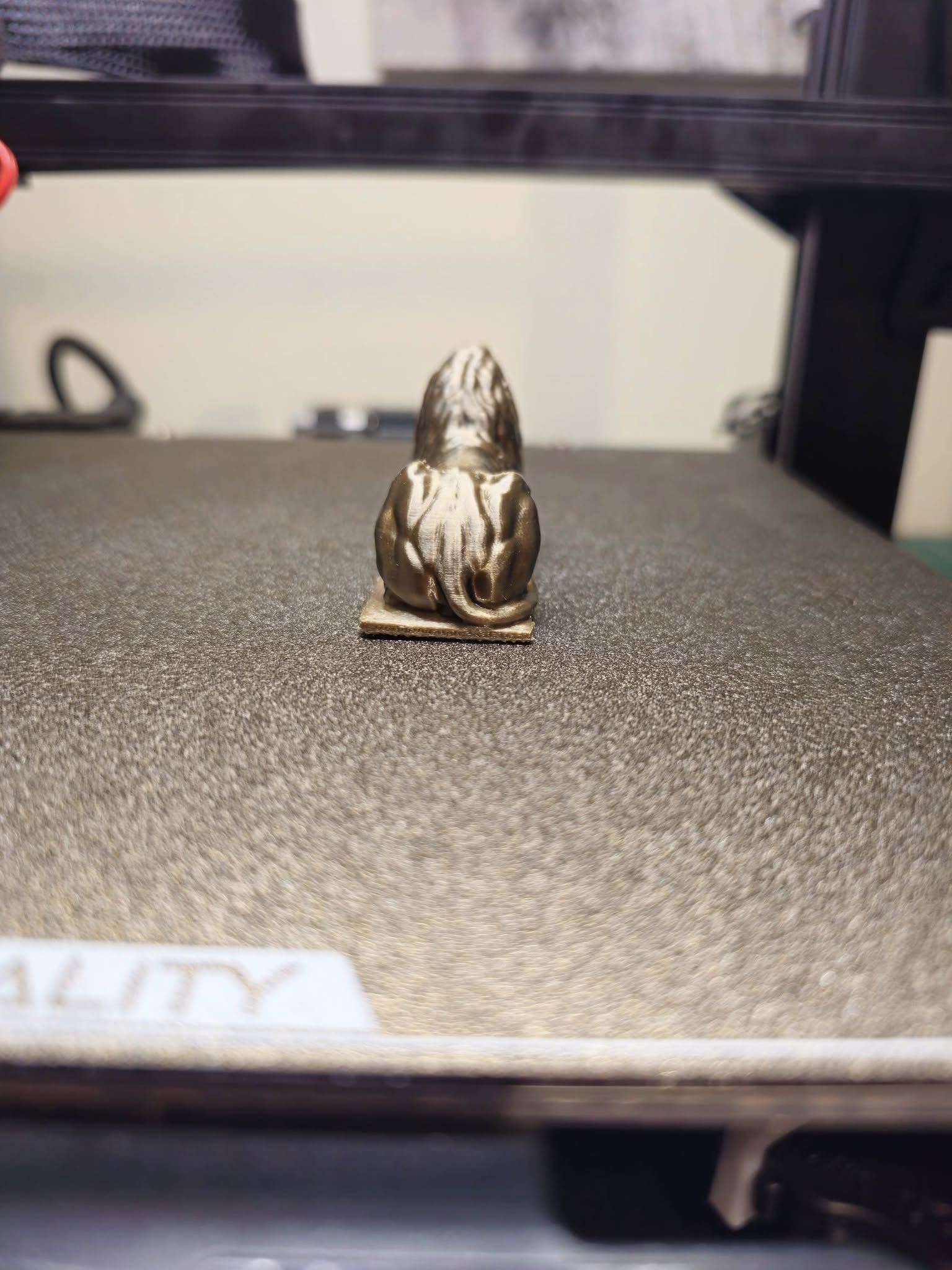 bronze lion